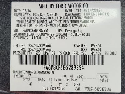 2016 Ford Mustang GT Premium