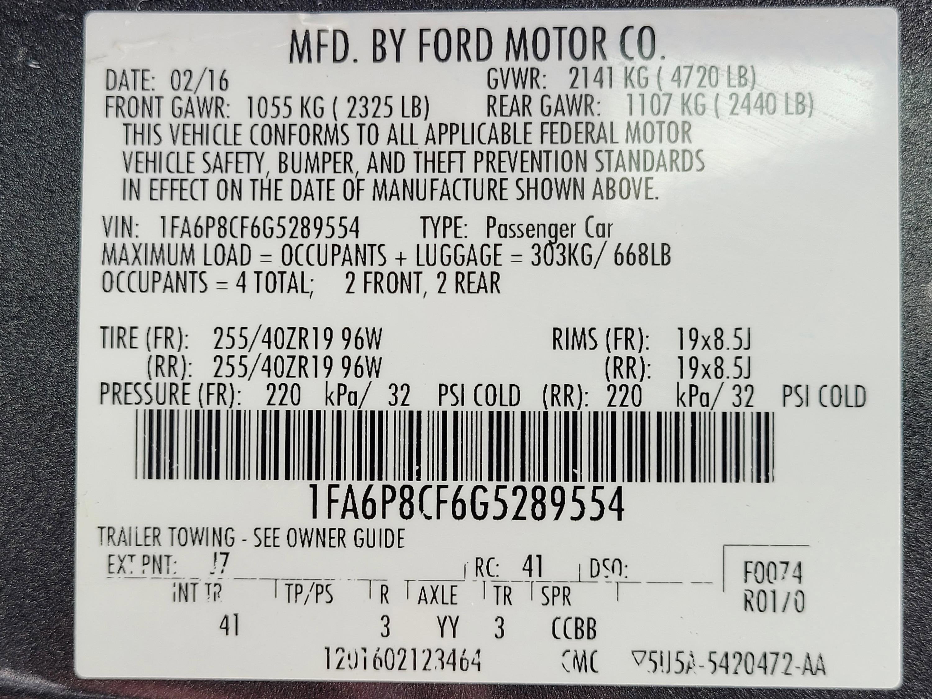 2016 Ford Mustang GT Premium