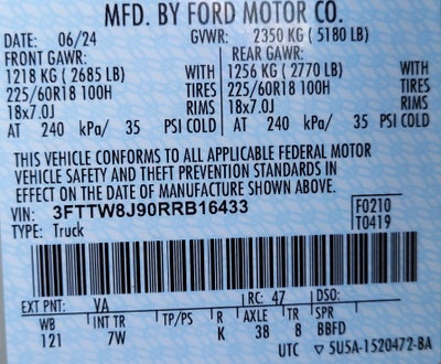 2024 Ford Maverick XLT