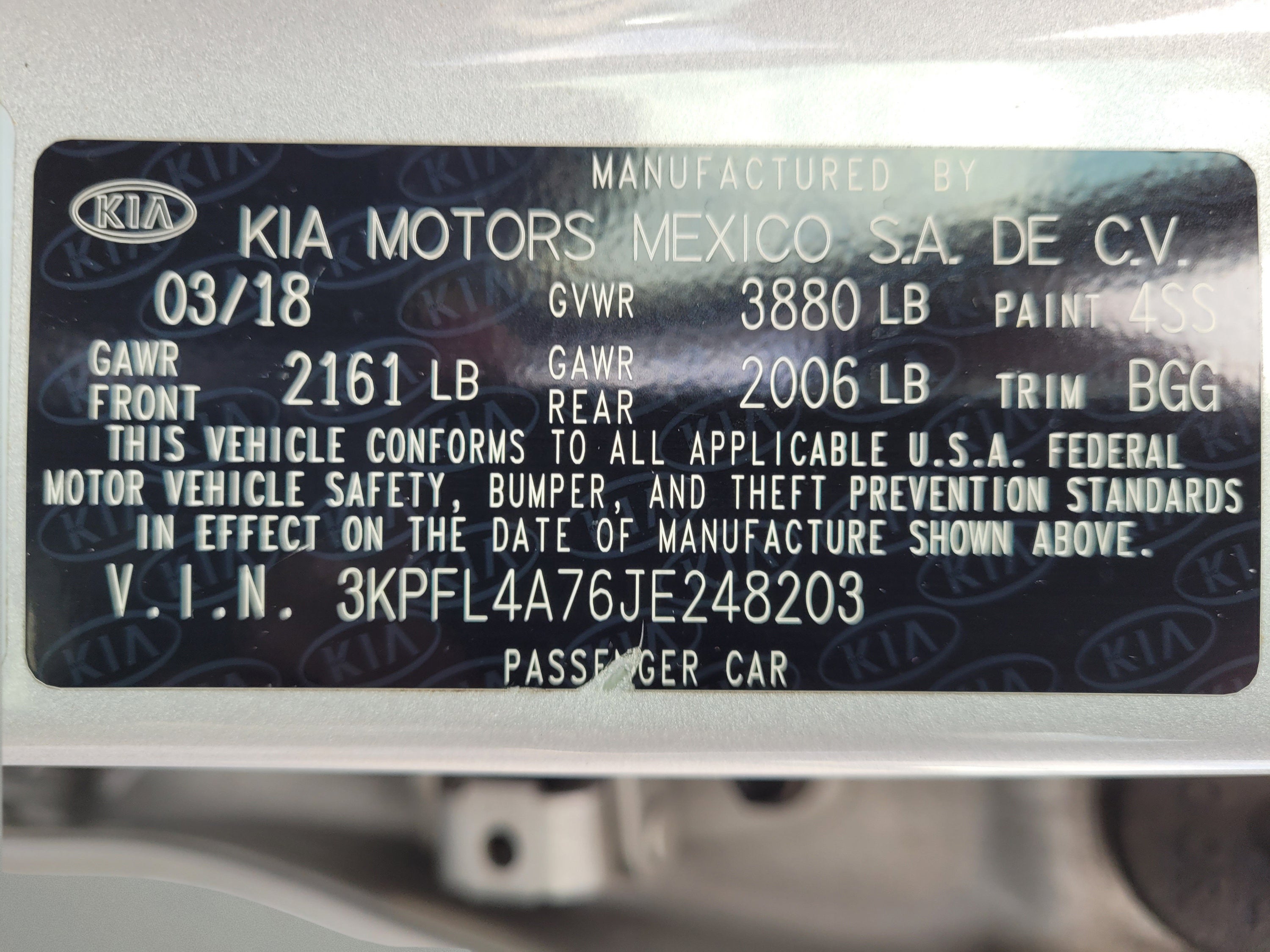 2018 Kia Forte LX