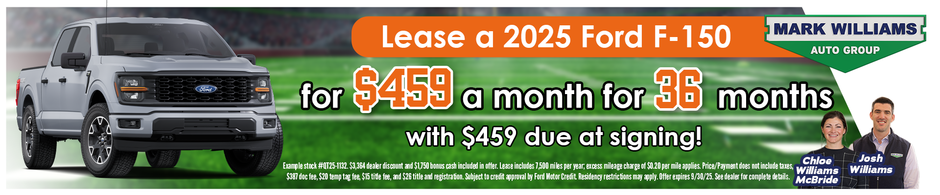 Lease a 2025 Ford F-150