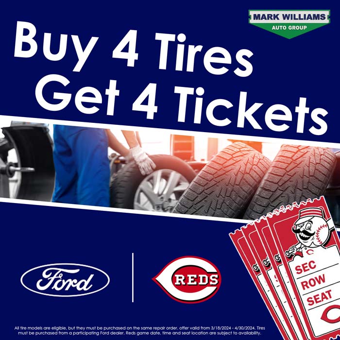 4 Tires 4 Tickets Graphic | Mt Orab Ford Inc in Mt Orab OH